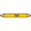 Pipe marker "Argon" 250x26mm